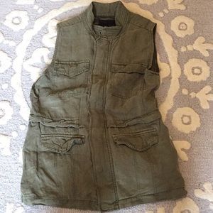 Dark green vest by Sanctuary size S